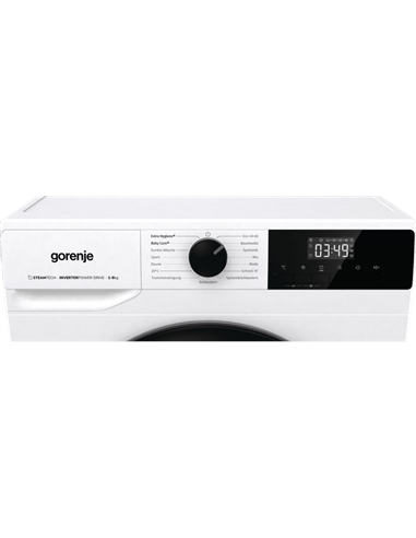 Mașină de spălat Gorenje WNHPI94A1PS, 9kg, Alb