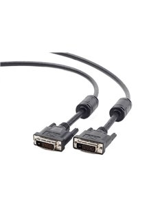Cablu Video Cablexpert CC-DVI2-BK-15, DVI-D (M) - DVI-D (M), 4,5m, Negru 2
