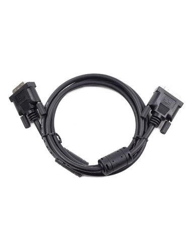 Видеокабель Cablexpert CC-DVI2-BK-15, DVI-D (M) - DVI-D (M), 4,5м, Чёрный