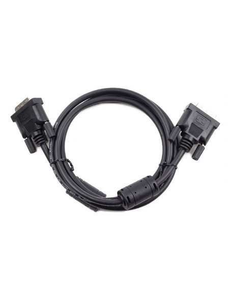 Видеокабель Cablexpert CC-DVI2-BK-15, DVI-D (M) - DVI-D (M), 4,5м, Чёрный