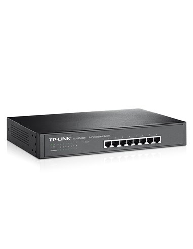 Сетевой коммутатор TP-LINK TL-SG1008, 8x 10/100/1000 Мбит/с