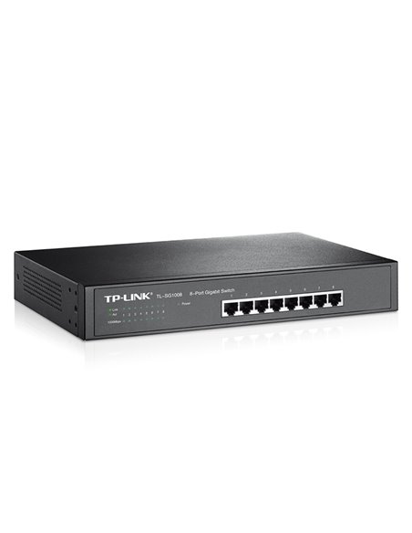 Сетевой коммутатор TP-LINK TL-SG1008, 8x 10/100/1000 Мбит/с