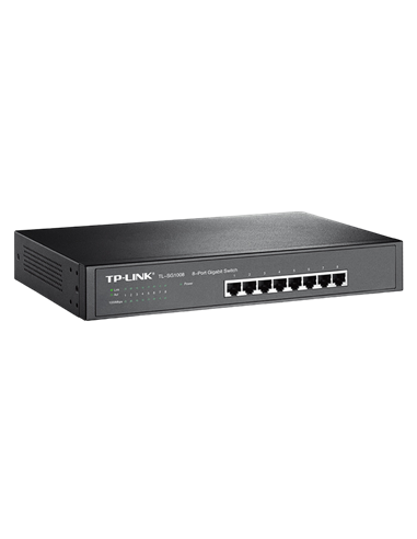 Сетевой коммутатор TP-LINK TL-SG1008, 8x 10/100/1000 Мбит/с