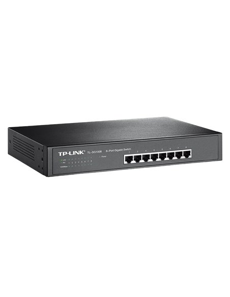 Сетевой коммутатор TP-LINK TL-SG1008, 8x 10/100/1000 Мбит/с