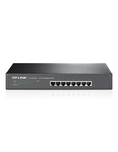 Сетевой коммутатор TP-LINK TL-SG1008, 8x 10/100/1000 Мбит/с