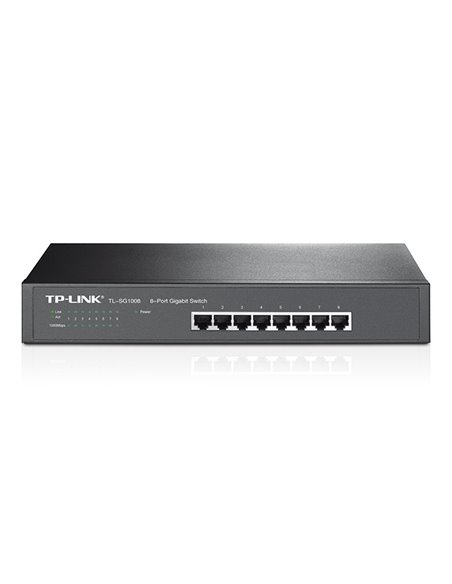 Сетевой коммутатор TP-LINK TL-SG1008, 8x 10/100/1000 Мбит/с