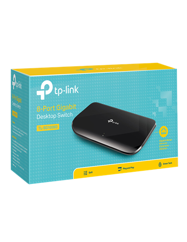 Сетевой коммутатор TP-LINK TL-SG1008D, 8x 10/100/1000 Мбит/с