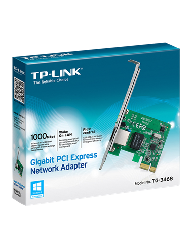 Adaptor reţea Gigabit PCI Express TG-3468 TP-LINK 