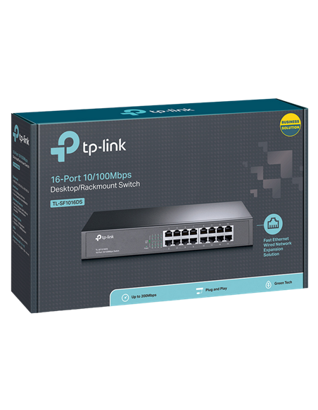 Switch de rețea TP-LINK TL-SF1016DS, 16 x 10/100Mbps