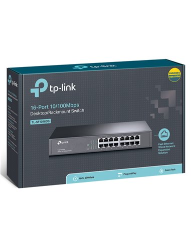 Switch de rețea TP-LINK TL-SF1016DS, 16 x 10/100Mbps