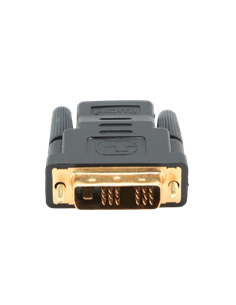 Видеоадаптер Cablexpert A-HDMI-DVI-2, HDMI (F) - DVI-I (M), Чёрный