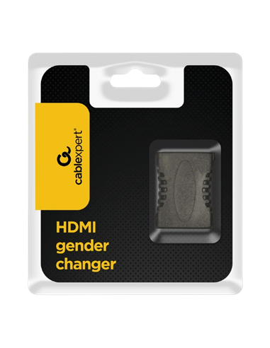 Adaptor Cablexpert A-HDMI-FF, HDMI (F) - HDMI (F), Gri
