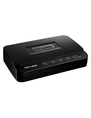ADSL Модем TP-LINK TD-8616, ADSL/ADSL2/ADSL2 + до 24 Мбит/с, Чёрный