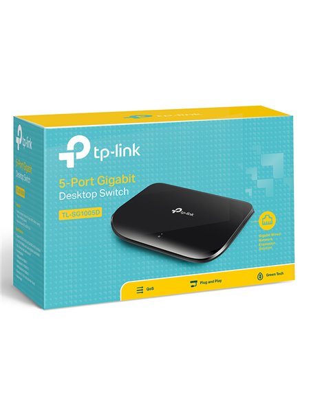 Сетевой коммутатор TP-LINK TL-SG1005D, 5x 10/100/1000 Мбит/с
