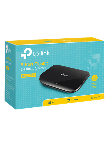 Сетевой коммутатор TP-LINK TL-SG1005D, 5x 10/100/1000 Мбит/с