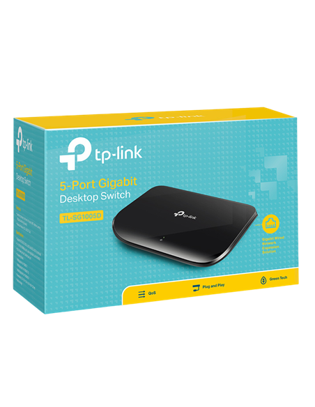 Сетевой коммутатор TP-LINK TL-SG1005D, 5x 10/100/1000 Мбит/с