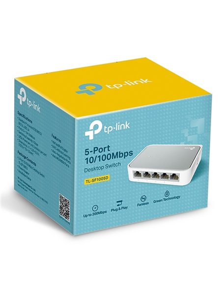 Сетевой коммутатор TP-LINK TL-SF1005D, 5x 10/100 Мбит/с