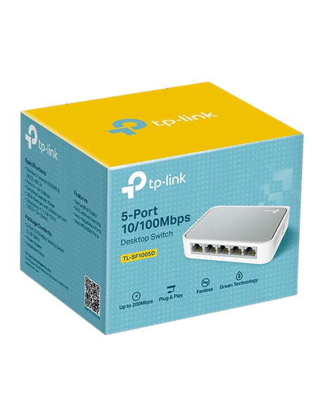 Сетевой коммутатор TP-LINK TL-SF1005D, 5x 10/100 Мбит/с