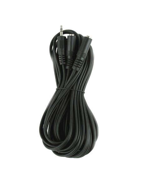 Аудиокабель Cablexpert CCA-415, 3.5mm 3-pin (M) - 2x 3.5mm 3-pin (F), 5м, Чёрный