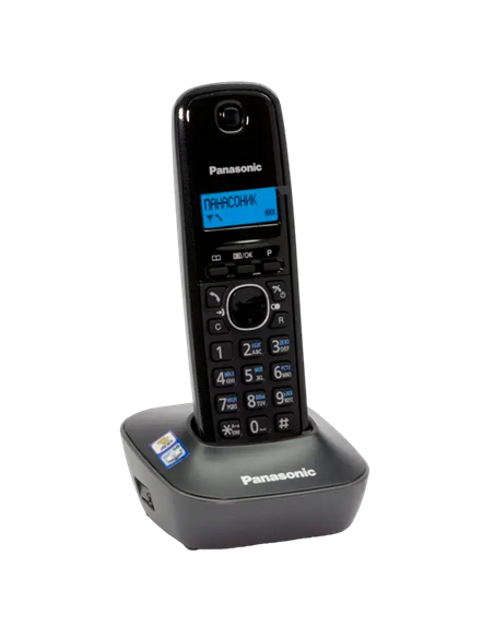 Telefon DECT Panasonic KX-TG1611, Gri Telefon DECT Panasonic KX-TG1611, Gri