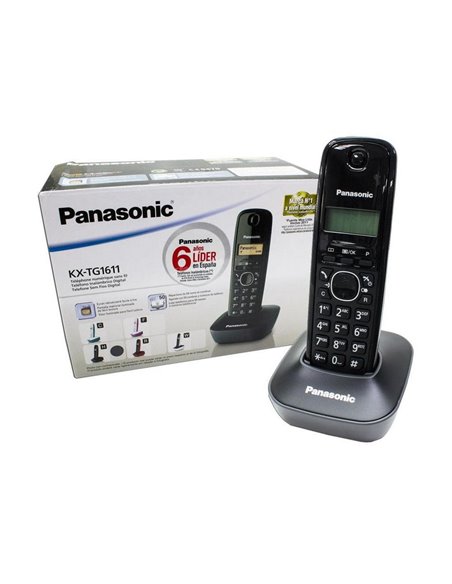 Радиотелефон Panasonic KX-TG1611, Серый