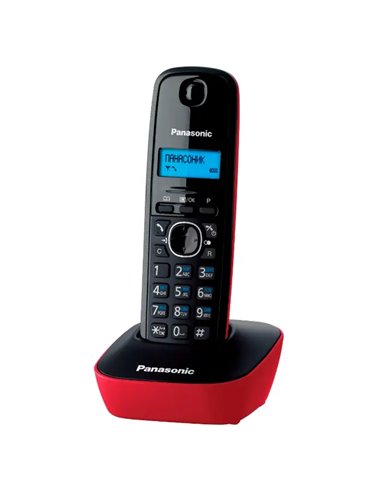 Радиотелефон Panasonic KX-TG1611, Красный