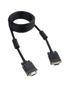 Видео кабель Cablexpert CC-PPVGA-10-B, VGA D-Sub (M) - VGA D-Sub (M), 3м, Чёрный 2