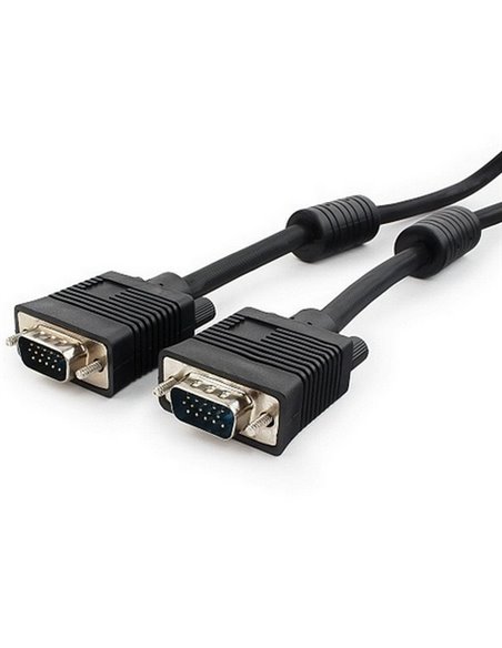 Видео кабель Cablexpert CC-PPVGA-10-B, VGA D-Sub (M) - VGA D-Sub (M), 3м, Чёрный