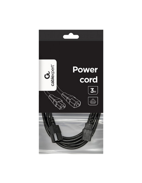 Cablu de alimentare Cablexpert PC-189-VDE-3, 3 m, Negru