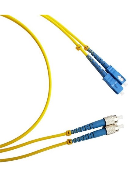 Patch cord - FC-SC 5M, 5m, Galben