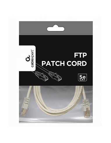 Patch cord Cablexpert PP22-1.5M, Cat5e FTP, 1,5m, Gri