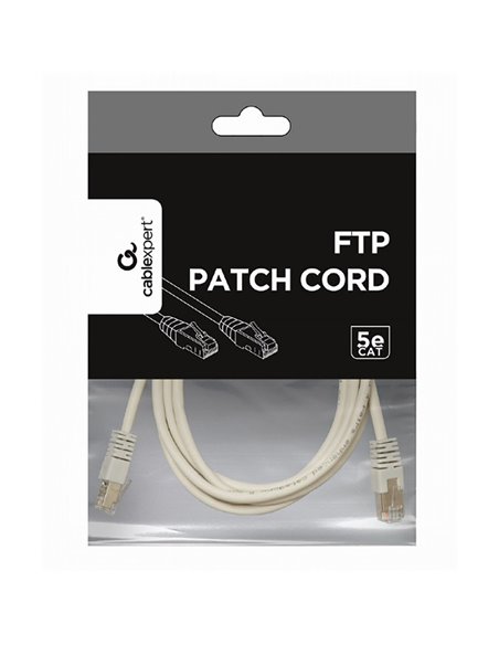 Patch cord Cablexpert PP22-1M, Cat5e FTP, 1m, Gri