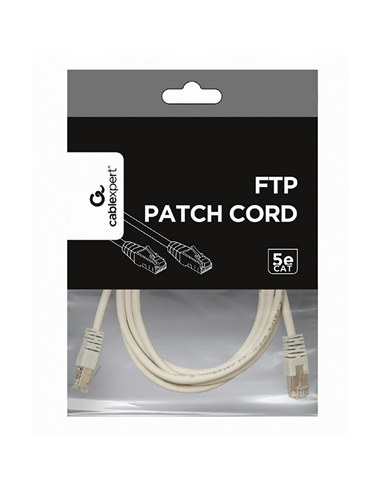 Патч-корд Cablexpert PP22-1M, Cat5e FTP, 1м, Серый