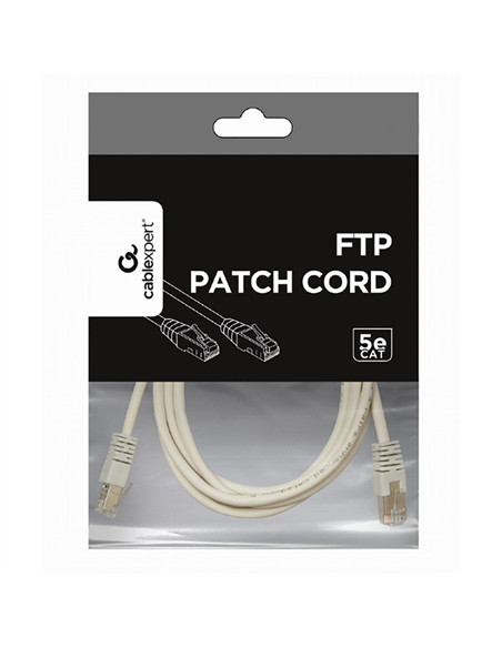 Патч-корд Cablexpert PP22-1M, Cat5e FTP, 1м, Серый Патч-корд Cablexpert PP22-1M, Cat5e FTP, 1м, Серый