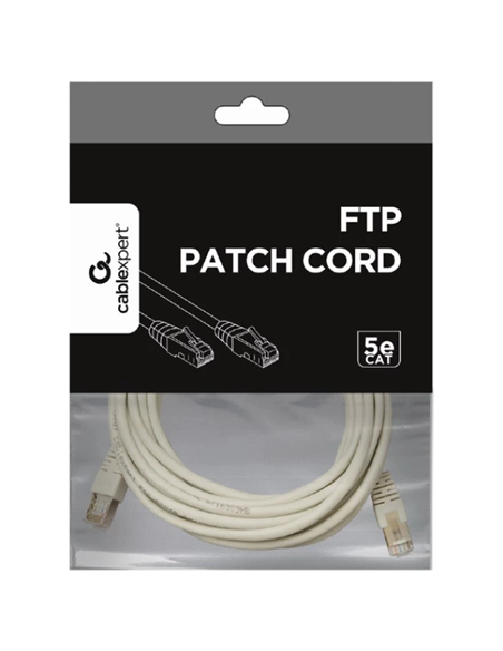 Патч-корд Cablexpert PP22-7.5M, Cat5e FTP, 7,5м, Серый
