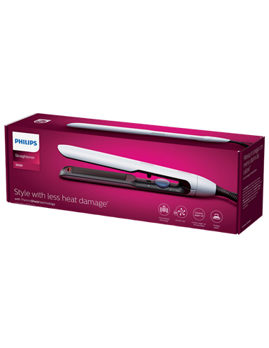 Выпрямитель для волос Philips BHS520/00, Голубой