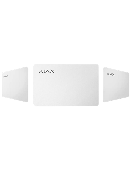 Защищенная бесконтактная карта Ajax Pass, Белый