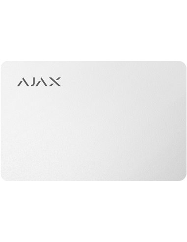 Защищенная бесконтактная карта Ajax Pass, Белый