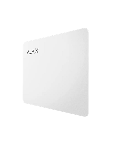 Card securizat fără contact Ajax Pass, Alb