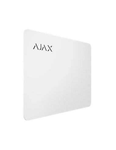 Card securizat fără contact Ajax Pass, Alb