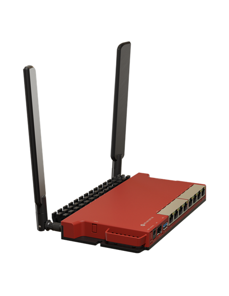 Маршрутизатор MikroTik L009UiGS-2HaxD-IN, Красный Маршрутизатор MikroTik L009UiGS-2HaxD-IN, Красный