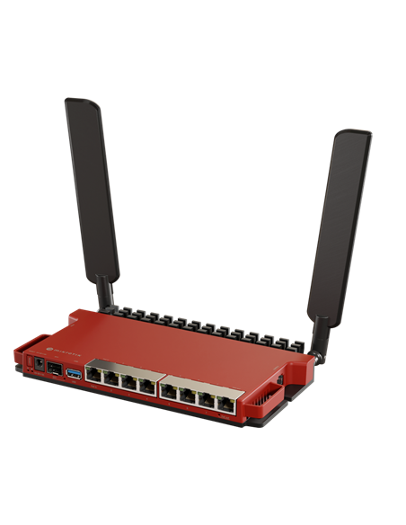 Маршрутизатор MikroTik L009UiGS-2HaxD-IN, Красный Маршрутизатор MikroTik L009UiGS-2HaxD-IN, Красный