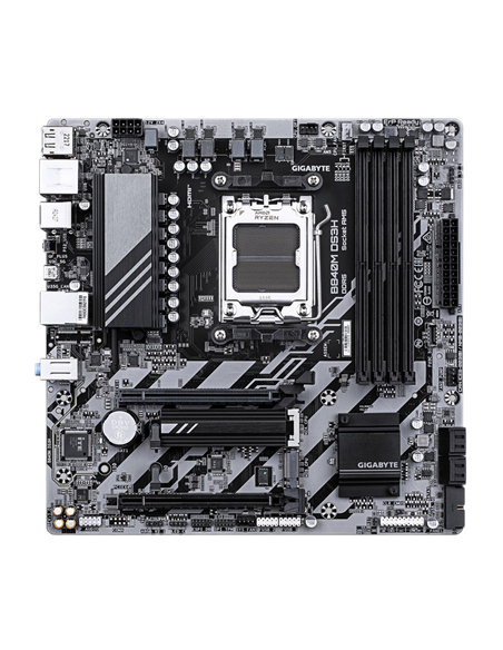 Материнская плата Gigabyte B840M DS3H, AM5, AMD B840, Micro-ATX