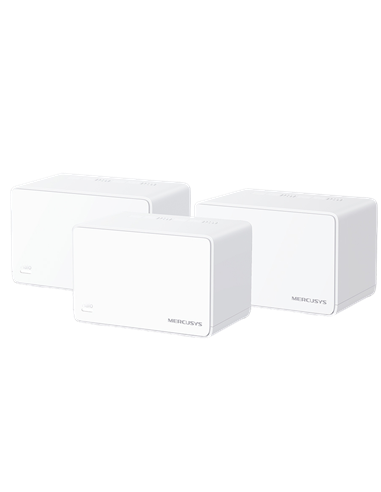 Sistem Wi-Fi Mesh MERCUSYS Halo H80X (3-pack), Alb