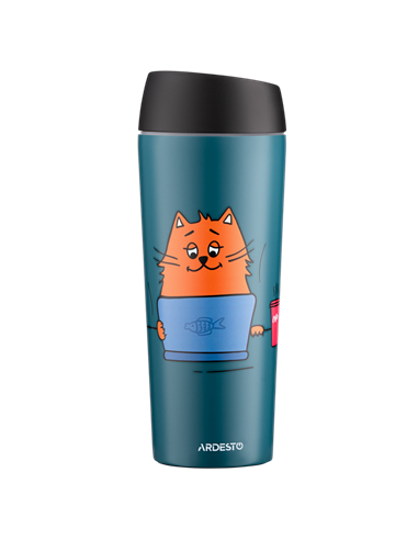 Cană termos Ardesto AR2645CG, 0,45L, Albastru