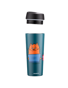 Термокружка Ardesto AR2645CG, 0,45л, Синий 2