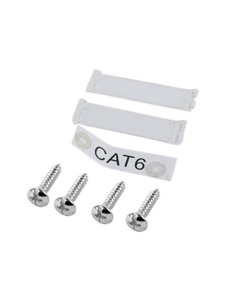 Priză pentru montare pe perete Cablexpert MVS-2S6-01, Alb