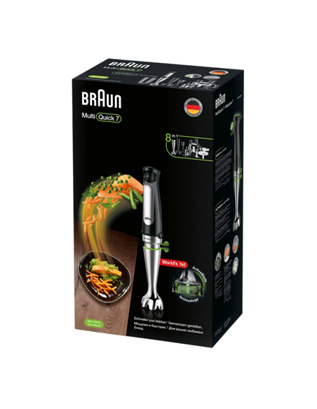 Blender de mână BRAUN MultiQuick 7, Negru