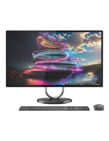 Computer All-in-One Lenovo Yoga 32ILL10, 31,5", Intel Core Ultra 7 258V, 32GB/1024GB, Windows 11 Pro, Storm Grey