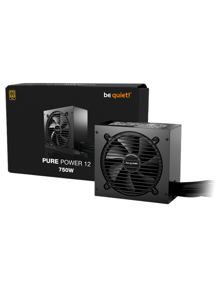 Sursă Alimentare PC be quiet! PURE POWER 12, 750W, ATX, Nemodular